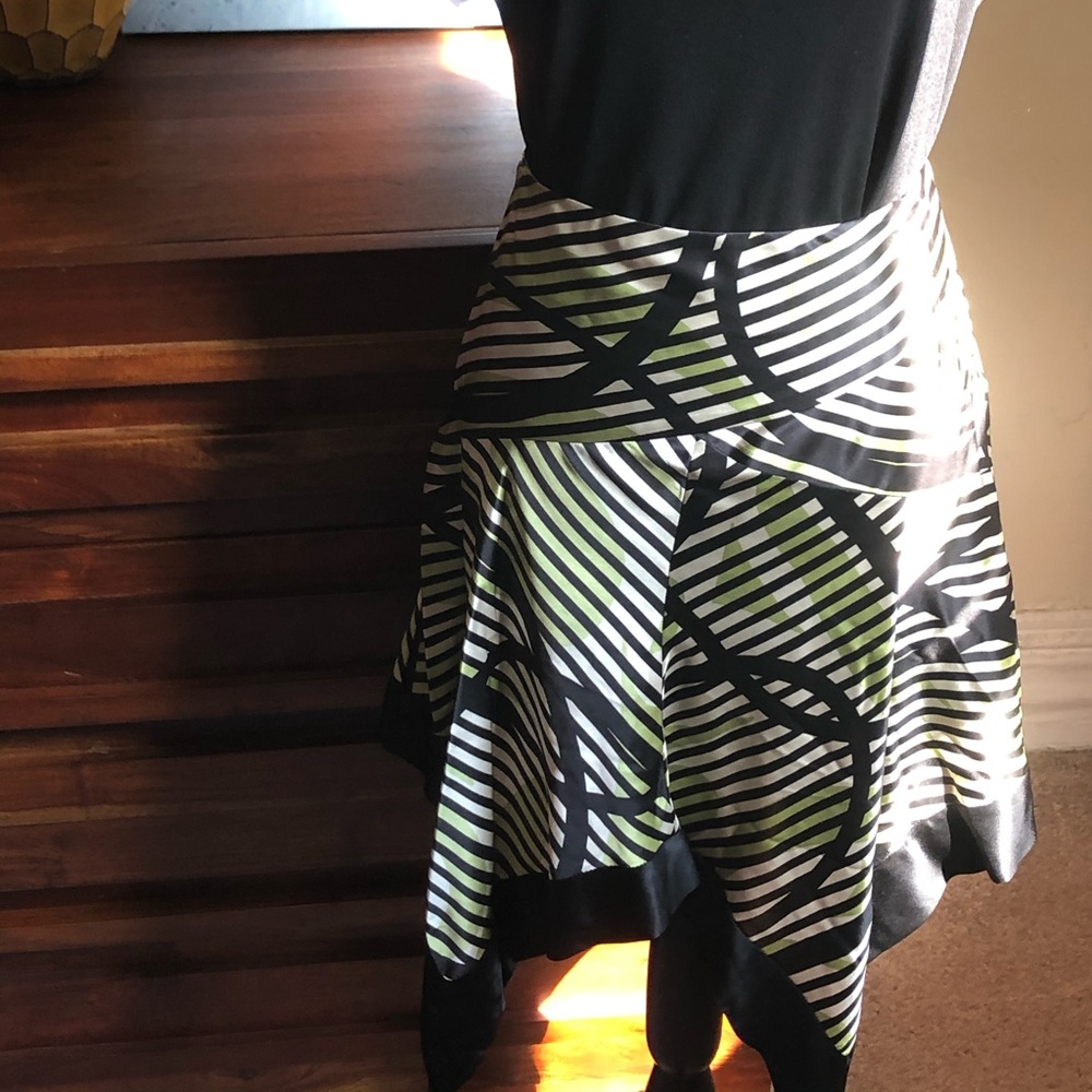 Silk Handkerchief Hem Skirt from Bebe
